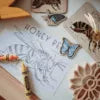 Load image into Gallery viewer, Honey Bee Anatomy Timber Tile + Matching Colouring In Card
